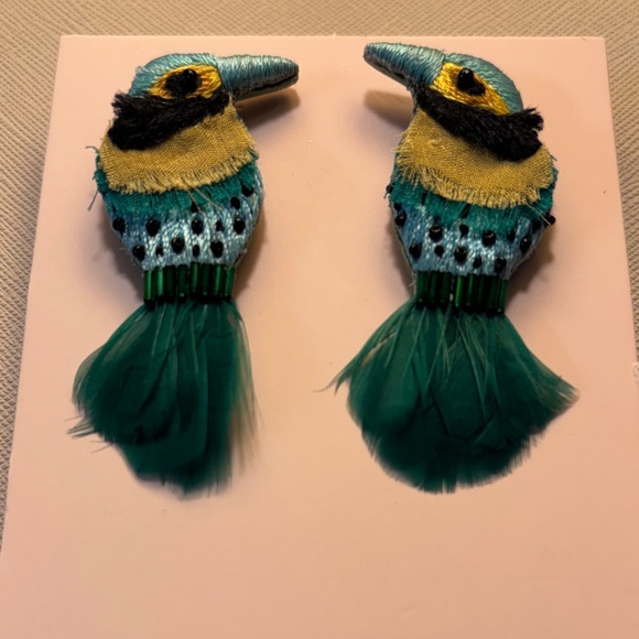 Mignonne Gavigan Woodpecker Bird Earrings - Picture 2 of 2